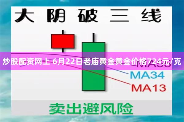 炒股配资网上 6月22日老庙黄金黄金价格724元/克