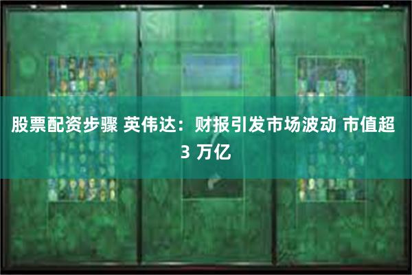 股票配资步骤 英伟达：财报引发市场波动 市值超 3 万亿